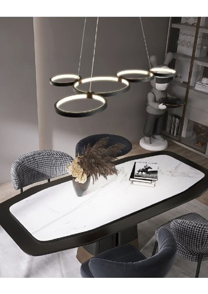 Modern 3 Renk LED Avize Sarkıt, 100 Cm, Şık ve Şık Tasarım