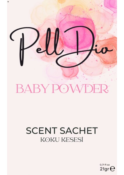 Baby Powder Ayakkabılık Dolap ve Çekmece Parfümlü Kese Kokusu Oda Koku Kesesi modelleri