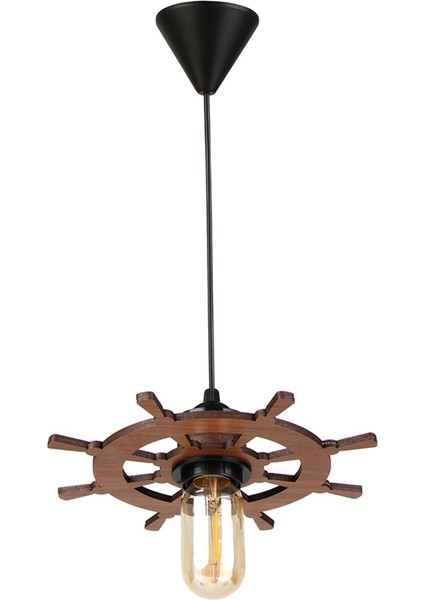 El Yapımı Doğal Ahşap Sarkıt Avize, Şık ve Sıcak Atmosfer Sağlar fiyatları