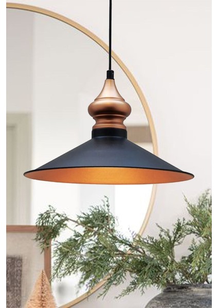 Modern Siyah Metal Sarkıt Avize, Mutfak, Salon ve Ofis Dekorasyonu