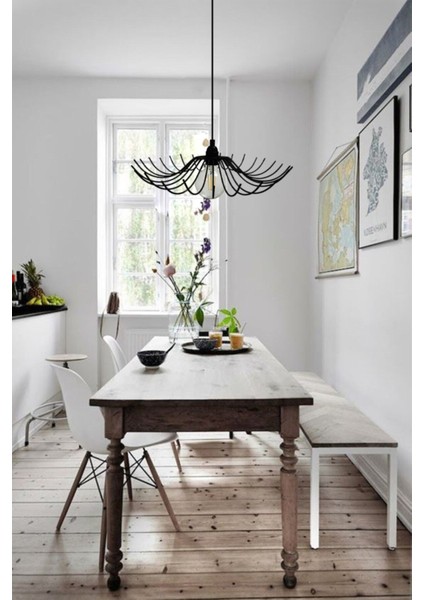 Şık Siyah Metal Sarkıt Avize, Modern ve Zarif Aydınlatma Seçeneği fiyatları