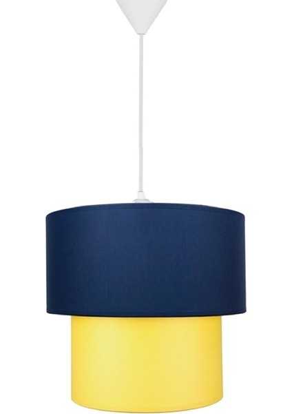 Şık Ikili Silindir Sarkıt Avize, Modern ve Renkli Aydınlatma