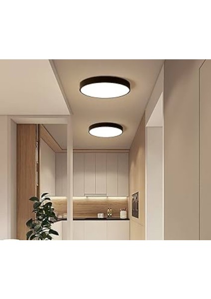 Modern Siyah Sıva Üstü LED Panel Avize ile Şık Aydınlatma fiyatları