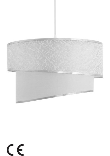 Şık Dantelli Beyaz Gümüş Avize, Zarif ve Parlak Aydınlatma fiyatları