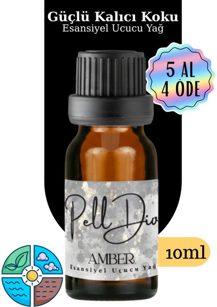 Dark Amber Esansiyel Uçucu Koku Yağı Buhurdanlık Yağı Difüzör Esansı Hobi Esans Ortam Oda 10ML