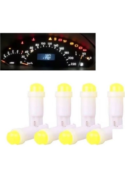 (4xadet) 1 Set 12V LED Mını Dipsiz T5 Whıte (Mini Dipsiz Ampul Beyaz) fırsatları