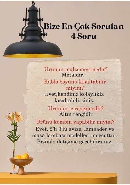 Şık Siyah Tekli Avize, Modern Salon ve Mutfak Aydınlatması fiyatları