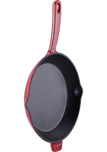 Casta Yuvarlak Grill Döküm Tava Kırmızı 20X20 cm modelleri