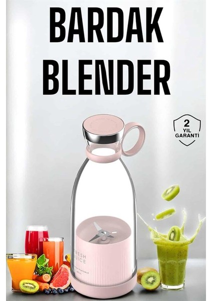 Bardak Blender Smoothie Meyve Sıkacağı Şarjlı Cam Taşınabilir - TGR8641-8697 fiyatları