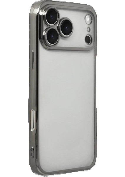 Apple iPhone 17 Pro Max Lensli Silikon - Titan GRI-(5796) - TGR4158-8825 fiyatları