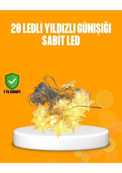 Yıldız LED Işık 5 Metre Dekoratif Aydınlatma Günışığı - TGR6072-4464