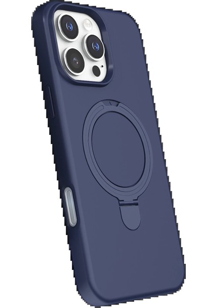 Apple iPhone 16 Pro Max Regal Magsafe Standlı Kapak - LACIVERT-(5796) - TGR2753-5482 fiyatları