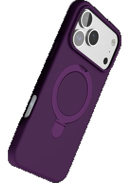 Apple iPhone 17 Pro Regal Magsafe Standlı Kapak - Derin MOR-(5796) - TGR3996-3633 fırsatları