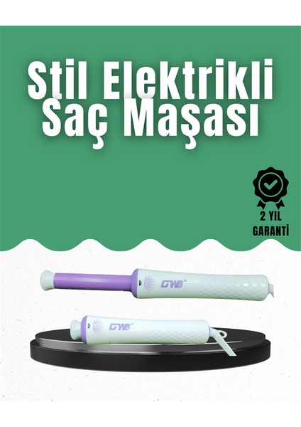 Gw Taşınabilir Saç Maşası – 360° Döner Kablo Negatif Iyonlu Seramik Teknol - TGR8828-7881