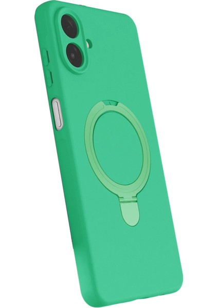 Samsung Galaxy A07 4g Regal Magsafe Standlı Kapak - YEŞIL-(5796) - TGR8229-2931 fiyatları