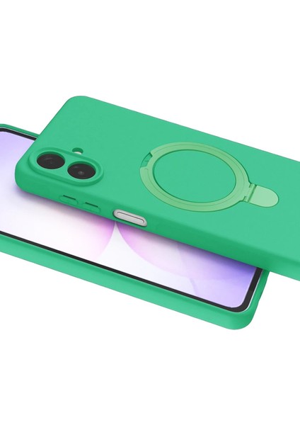 Samsung Galaxy A07 4g Regal Magsafe Standlı Kapak - YEŞIL-(5796) - TGR8229-2931 fırsatları