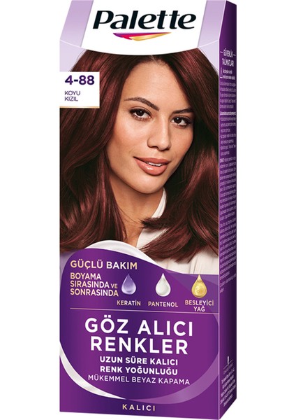 Icc 4-88 Koyu Kızıl Saç Boyası 110 ml