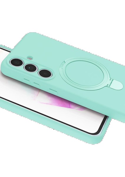 Samsung Galaxy S24 Fe Regal Magsafe Standlı Kapak - Su YEŞILI-(5796) - TGR1038-3432 fırsatları