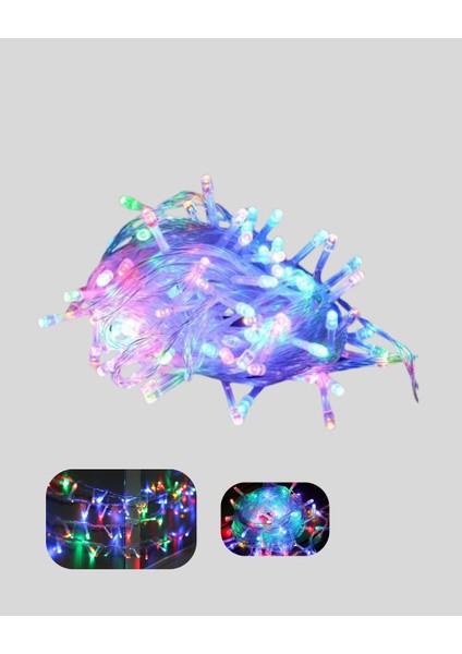 5 Metre Şeffaf Kablo LED Peri Işığı 50 Ampullü Dekoratif LED - TGR3537-4669 modelleri