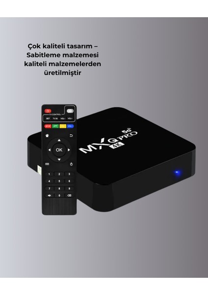 4K Android Tv Box – Akıllı Medya Oynatıcı 2gb Ram 16GB Hafıza Wi-Fi Destekli - TGR5905-3970 indirimleri