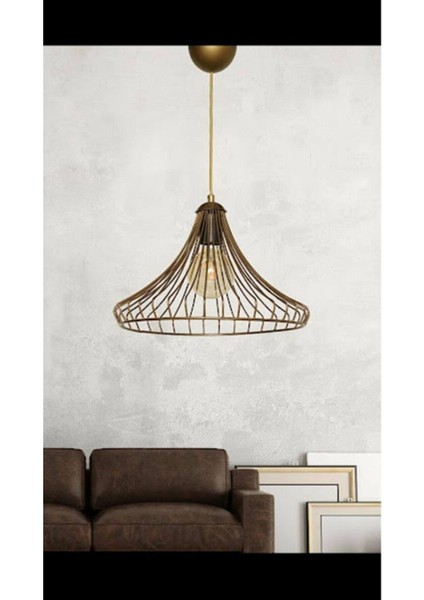 Şık Tekli Sarkıt Avize, Modern Tasarım, Zarif Aydınlatma Parçası
