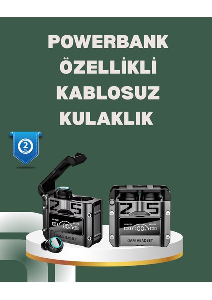 Yüksek Ses Kaliteli Kablosuz Bluetooth Kulaklık Suya Dayanıklı - TGR6570-3855