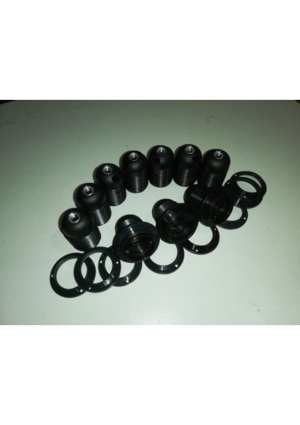 E27 Çok Amaçlı Duy Seti, 10'lu Paket, Dayanıklı ve Şık Tasarım