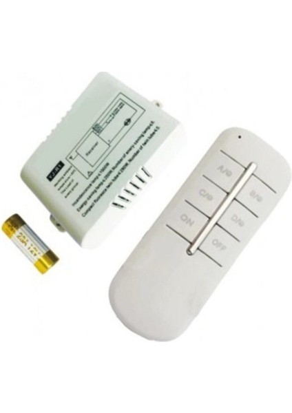 4 Kanallı Uzaktan Kumandalı Avize Kontrol Cihazı