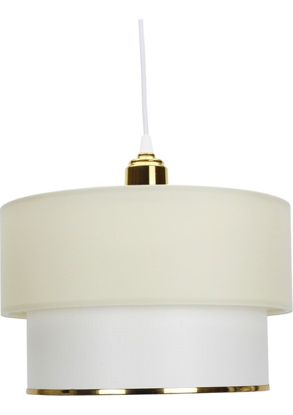 Şık Krem Tekli Deko Sarkıt Avize, Modern ve Zarif Tasarım fiyatları