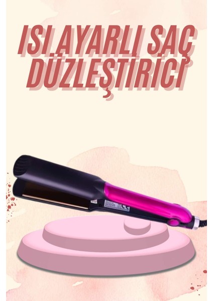 Saç Düzleştirici Seramik Kaplama Yüksek Isı Ayarlı Profesyonel 4 Kademeli 220 - TGR2711-6037