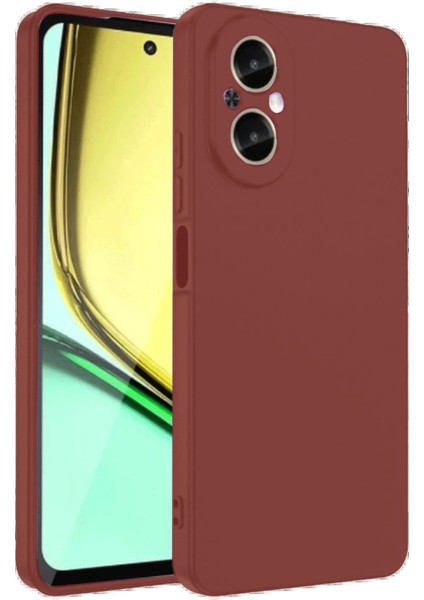 Realme 12 Lite Kılıf First Silikon - BORDO-(5796) - TGR8234-8233