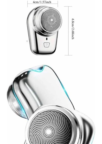 Elektrikli Mini Tıraş Makinesitaşınabilir USB Şarjlı Kablosuz Tıraş Makinesi - TGR4397-2941 modelleri
