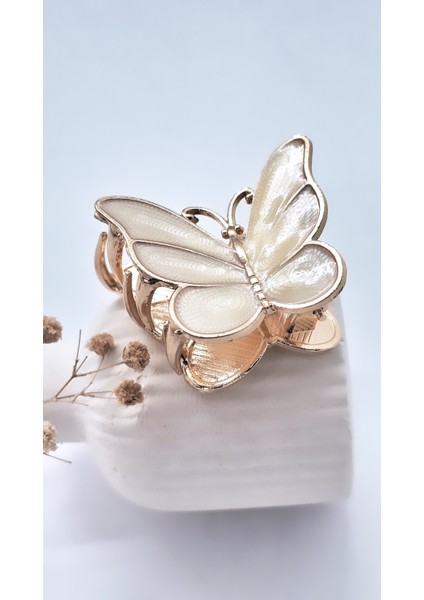 Kelebek Figür Mineli Metal Toka modelleri