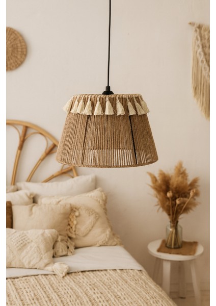 Şık ve Modern Çok Odalı Hasır Avize, Farklı Alanlara Uygun Tasarım