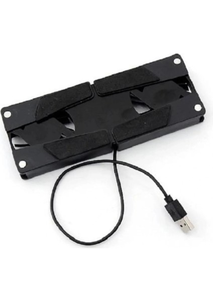 2 Fanlı Notebook Soğutucu Portatif Katlanabilir Laptop Soğutucu Fan Usbli Stand Bilgisayar Fanı fırsatları