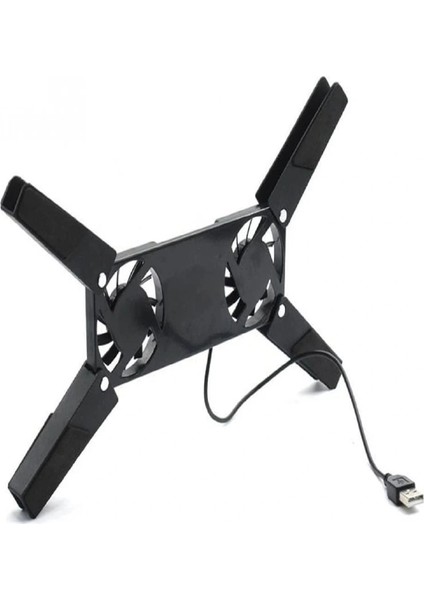 2 Fanlı Notebook Soğutucu Portatif Katlanabilir Laptop Soğutucu Fan Usbli Stand Bilgisayar Fanı indirimleri