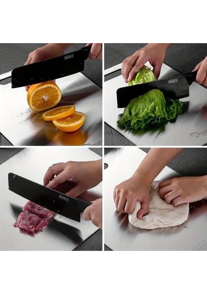 3'lü Paslanmaz Çelik Kesme Tahtası Seti fırsatları