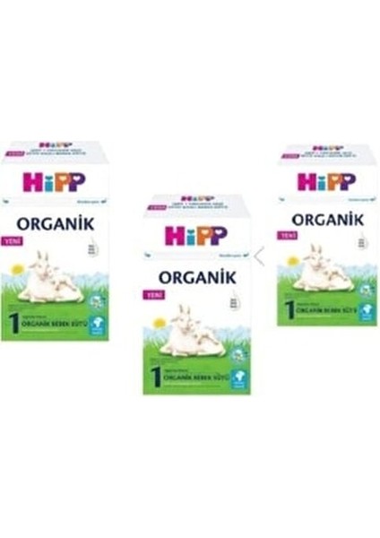 1 Organik Keçi Sütü Bazlı Bebek Sütü 400 gr x 3 0-6 Ay İçin Tamamen Organik Besin fiyatları