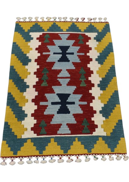 El Dokuma Pınarbaşı Kayseri Yün Kilim 0515 - Yeni - Çok Renkli modelleri