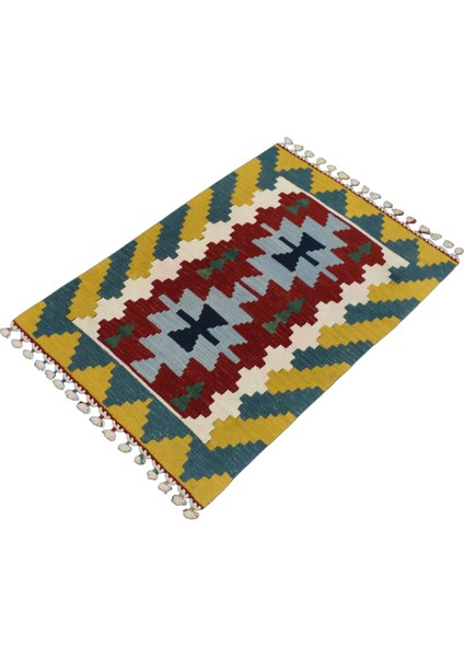 El Dokuma Pınarbaşı Kayseri Yün Kilim 0515 - Yeni - Çok Renkli indirimleri