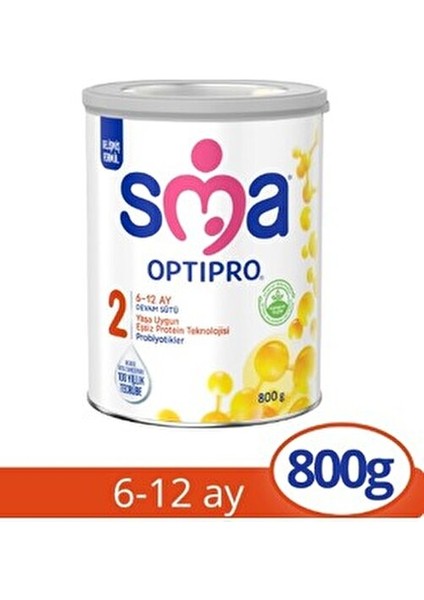 Optipro 2 Bebek Devam Sütü 800 Gr 6-12 Ay İçin Sütlü İçerik ve Probiyotikler ile Zenginleştirilmiş fiyatları