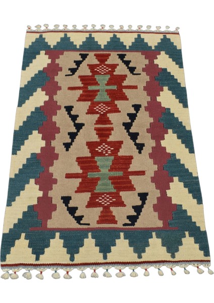 El Dokuma Pınarbaşı Kayseri Yün Kilim 0514 - Yeni - Çok Renkli indirimleri