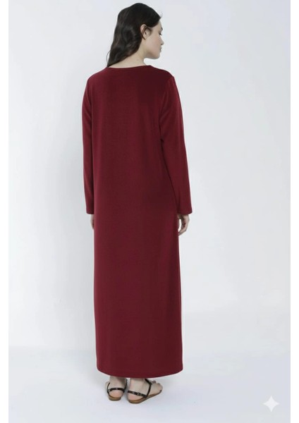 104018 Bayan Havlu Elbise - Bordo - 2XL fiyatları