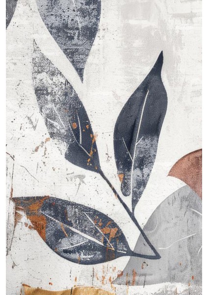 Soyut Yaprak Dokuları 3’lü Kanvas Tablo modelleri