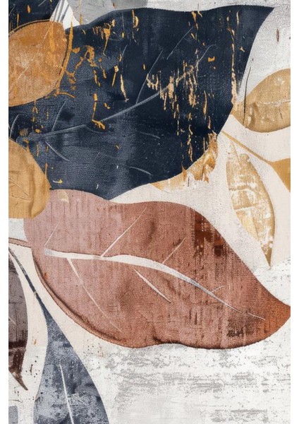 Soyut Yaprak Dokuları 3’lü Kanvas Tablo fırsatları