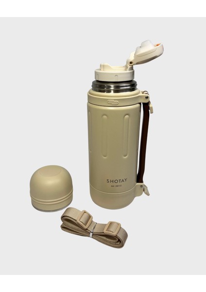 1.2l 304 Paslanmaz Çelik Termos – Çift Katman Vakum, 24S Isı Koruma, Omuz Askılı Outdoor fiyatları