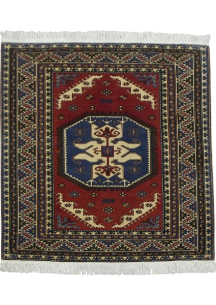 El Dokuması Kafkas Yün Halı 0559 - Yeni - Çok Renkli