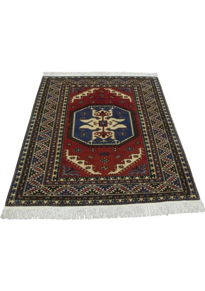 El Dokuması Kafkas Yün Halı 0559 - Yeni - Çok Renkli indirimleri