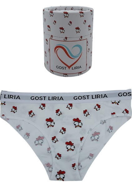 - Chicken Desenli Kadın Slip Külot