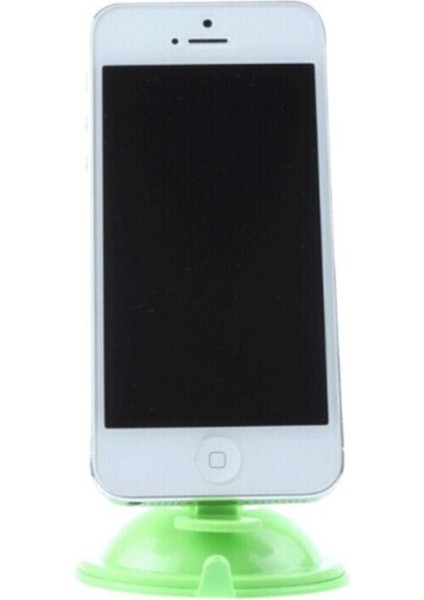 Yeşil Vantuzlu Araç Içi Telefon Tutucu, Vivo Iqoo Uyumlu